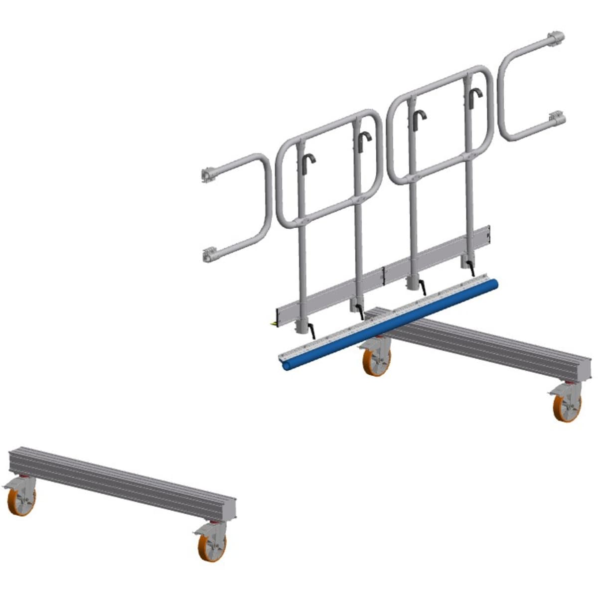 Базовое шасси без дополнительной платформы для регулируемой по высоте рабочей платформы модель L Zarges 40060010