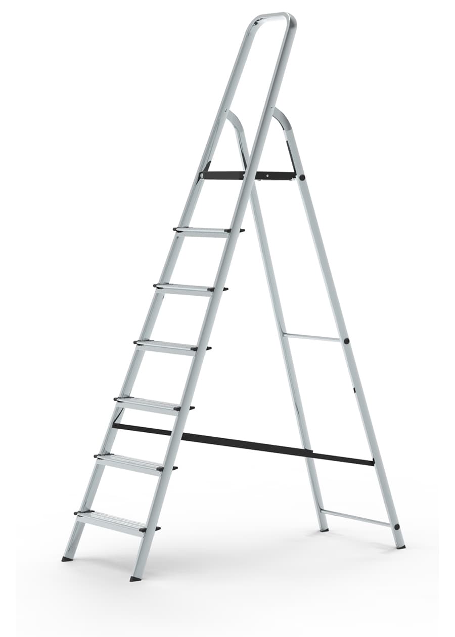 Односторонняя стремянка Zarges 7 ступеней 49597