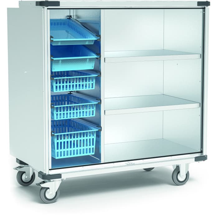 Шкаф-тележка складской Zarges W 105 N 1479х692х1571 мм 31011275