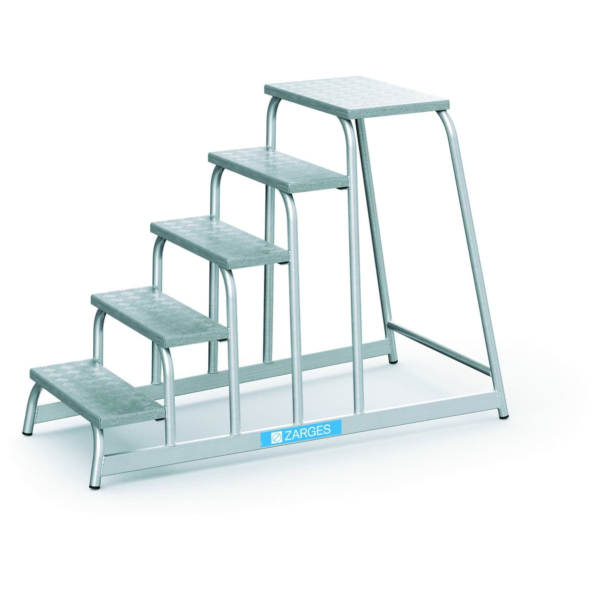 Алюминиевая рабочая подмость жесткой конструкции Zarges AFA P 5 ступеней 40035