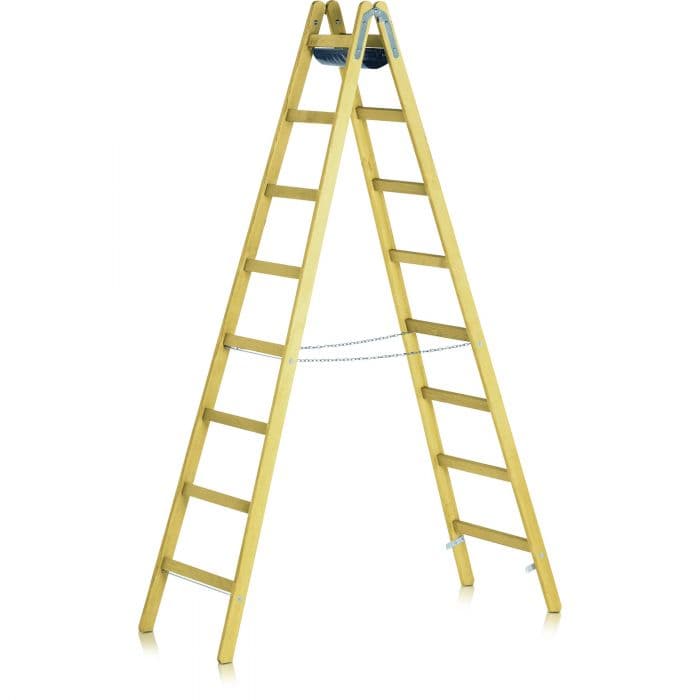 Стремянки деревянные с двусторонним подъемом