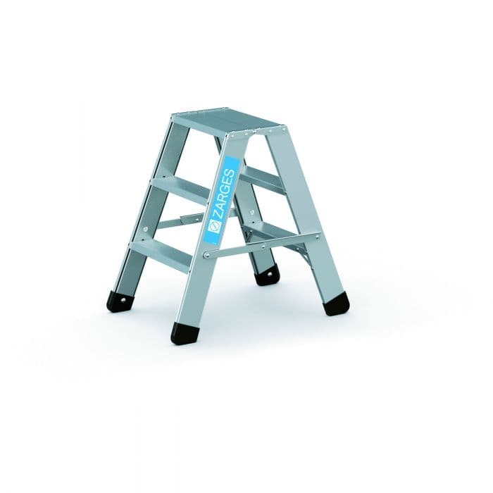 Стремянка с приклепанными ступенями Zarges Seventec B ступени 2x4 40354