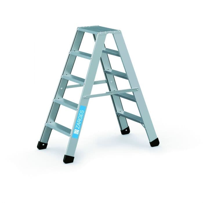 Стремянка с приклепанными ступенями Zarges Seventec B ступени 2x6 40356