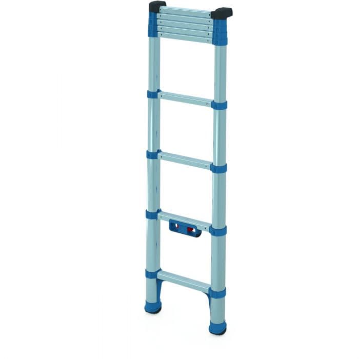 Телескопическая приставная лестница Zarges Compactstep L 9 ступеней 40400