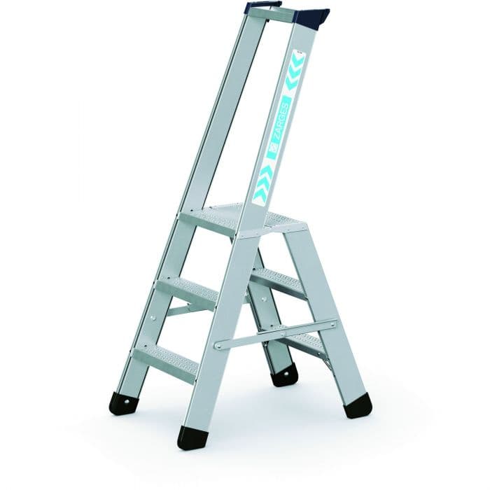 Стремянка с приклепанными ступенями Zarges Seventec RC S 3 ступени 40493