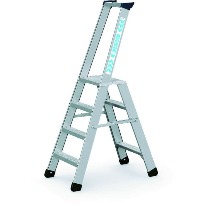 Стремянка с приклепанными ступенями Zarges Seventec RC S 4 ступени 40494