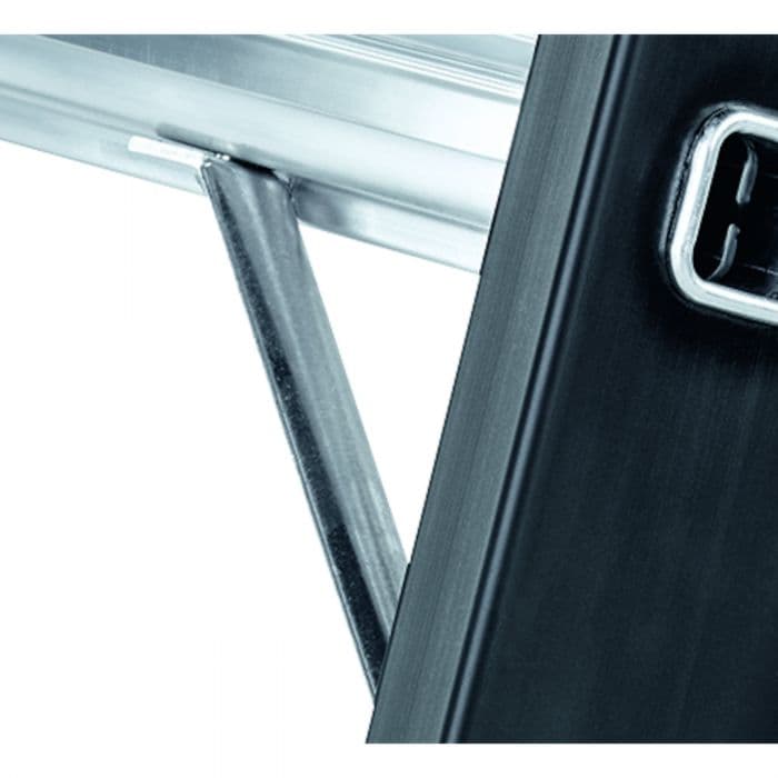 Стремянка с завальцовкой ступеней Zarges Megastep S 4 ступени 41146