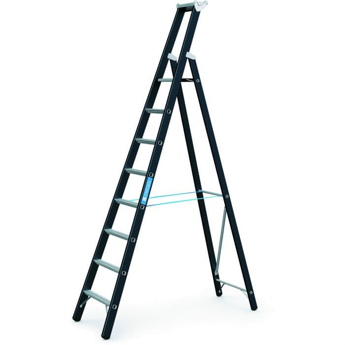 Стремянка с завальцованными ступенями Zarges Megastep S 8 ступеней 41149