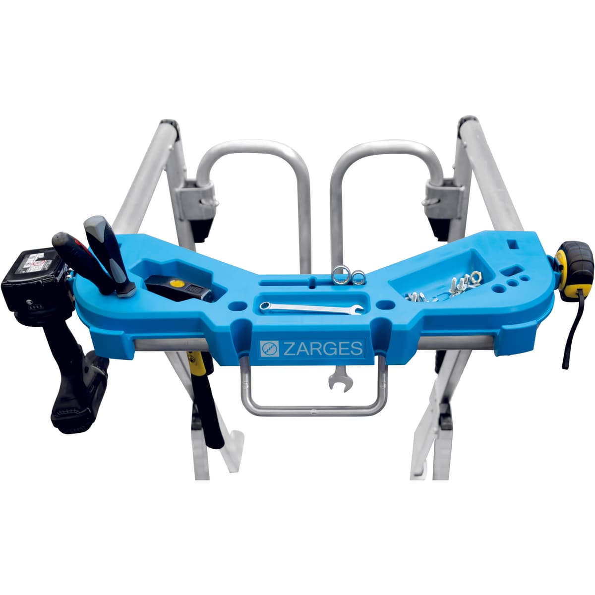 Стремянка с большой площадкой Zarges ZAP Safemaster Max S 4 ступени 41441