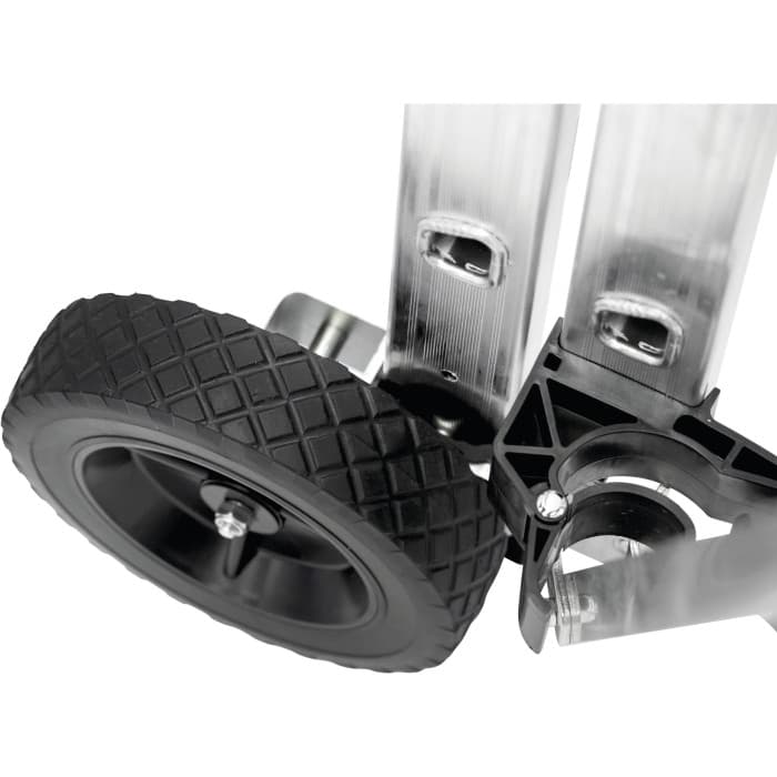 Расклешенная телескопическая лестница платформа Zarges ZAP Masterflex Plus S 12 ступеней 41159