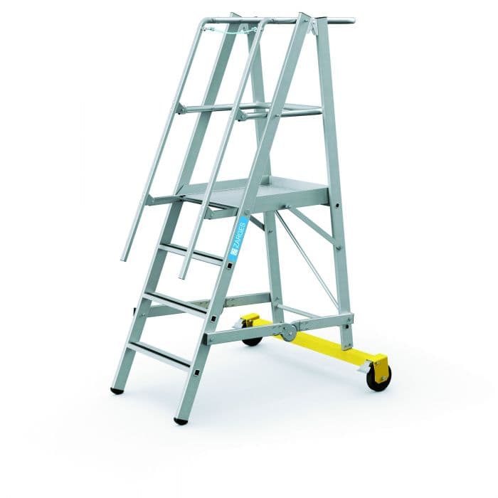 Передвижная складная лестница Zarges ZAP Safemaster Plus S 5 ступеней 41202