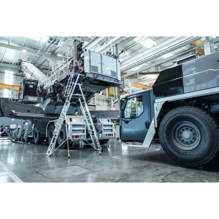 Телескопическая лестница платформа Zarges ZAP Telemaster S 9 ступеней 41327