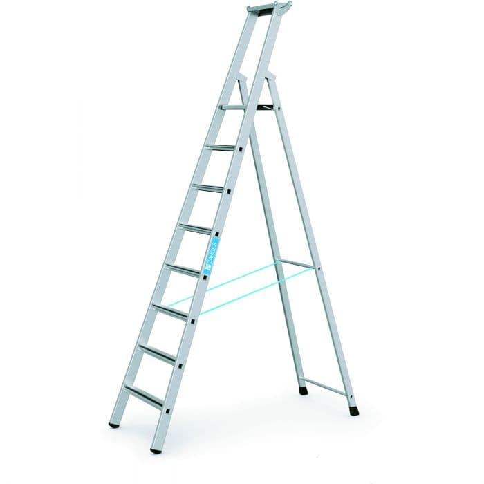 Стремянка с завальцованными ступенями Zarges Saferstep S 8 ступеней 41378