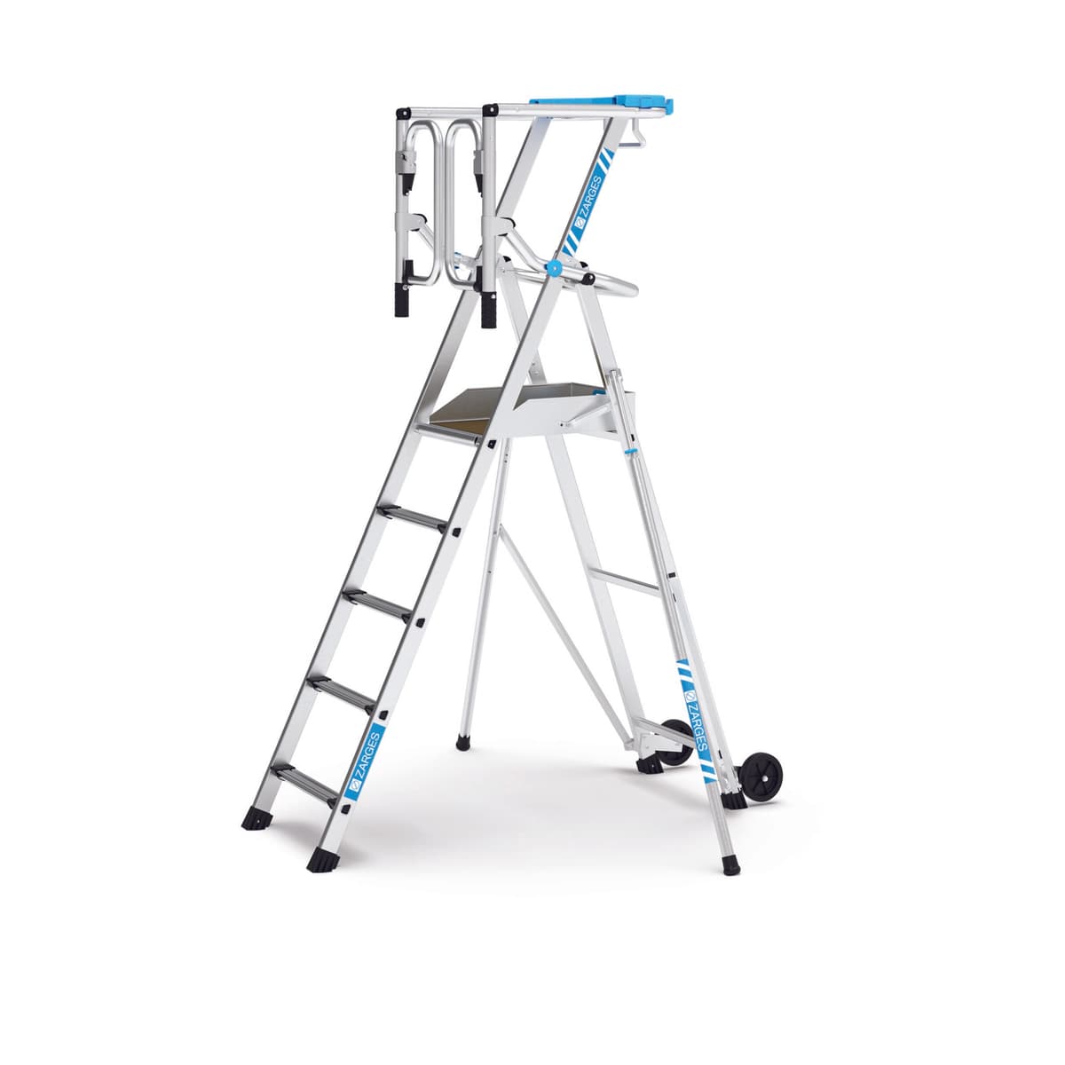 Стремянка с большой площадкой Zarges ZAP Safemaster Max S 5 ступеней 41442