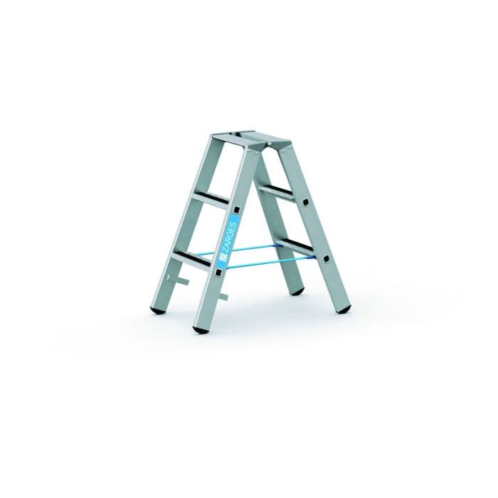 Стремянка с закреплёнными ступенями Zarges Saferstep B ступени 2х3 41303
