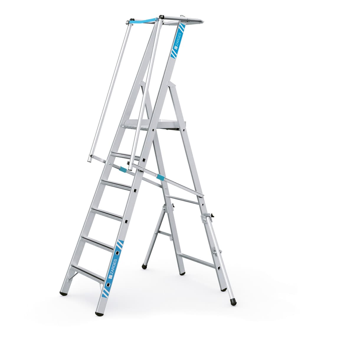Стремянка с большой площадкой Zarges ZAP Safemaster S 6 ступеней 41676