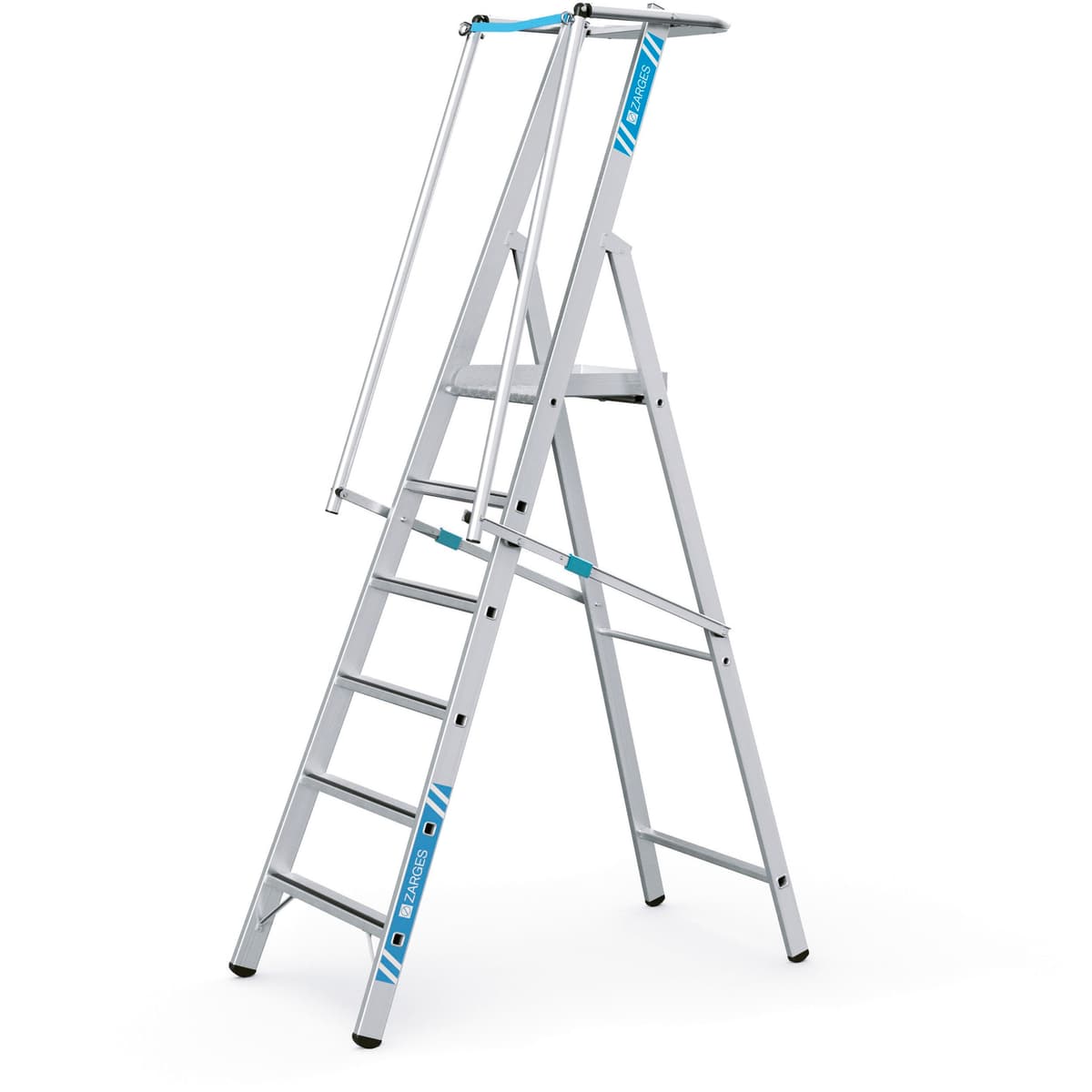 Стремянка с большой площадкой Zarges ZAP Safemaster S 6 ступеней 41676