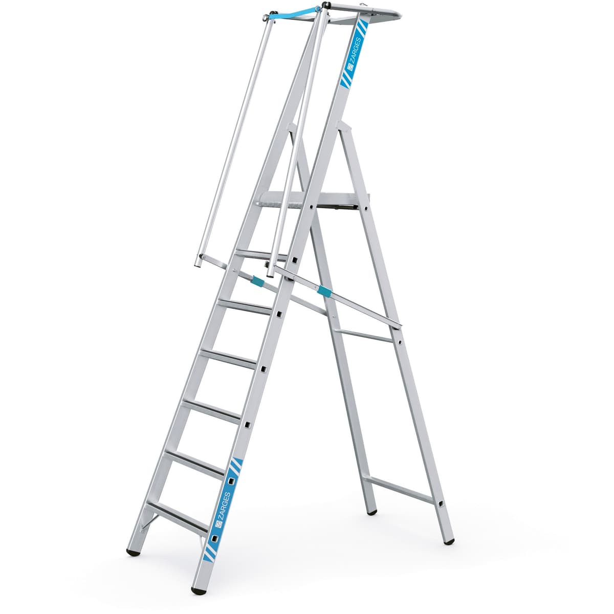 Стремянка с большой площадкой Zarges ZAP Safemaster S 7 ступеней 41677