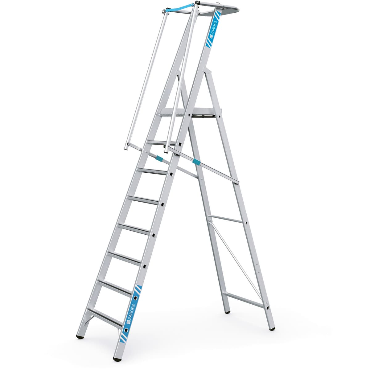 Стремянка с большой площадкой Zarges ZAP Safemaster S 8 ступеней 41678