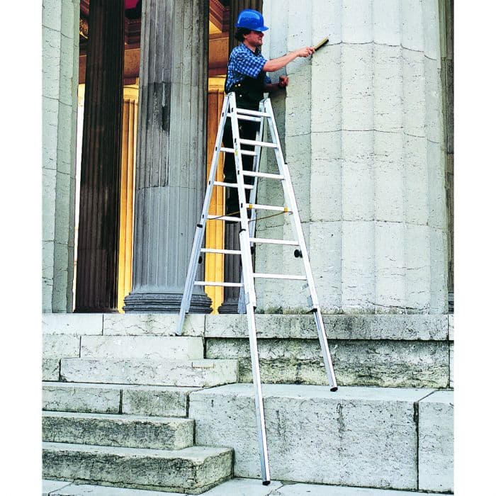 Стремянка с удлиняемыми стойками Zarges Varioflex B ступени 2х6 41936