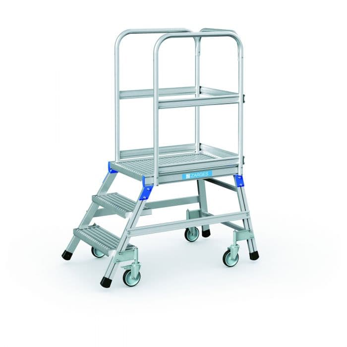 Передвижные алюминиевые подмости с односторонним подъемом 3 ступени из стали Zarges 41951