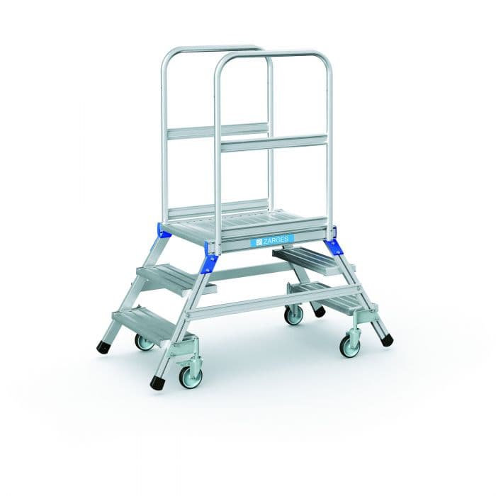 Передвижные алюминиевые подмости с двухсторонним подъемом 4 ступени Zarges 41982