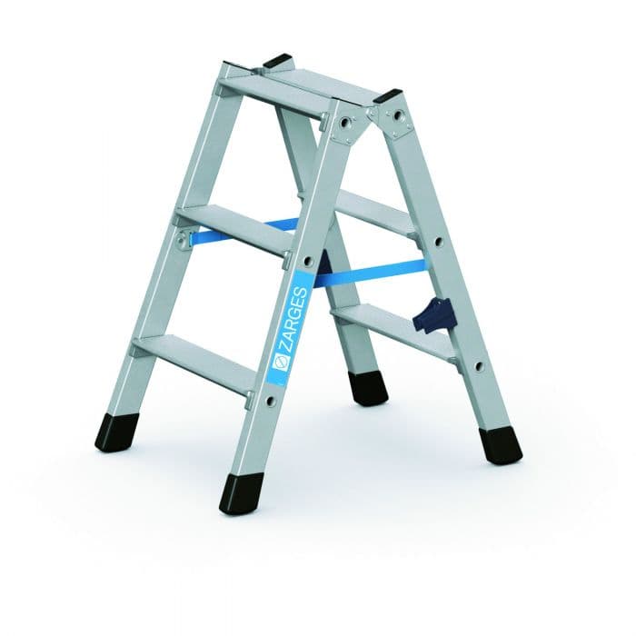 Стремянка с завальцованными ступенями Zarges Nova B ступени 2x4 42464