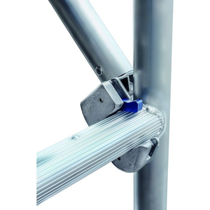 Заходящие вперед перила Zarges длина 2,5 м 42838