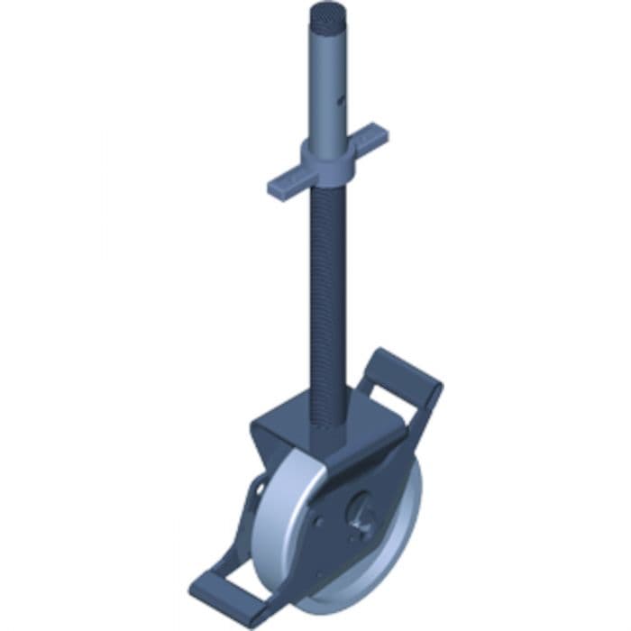 Направляющий ролик с домкратом Ø 125 мм Zarges 42973