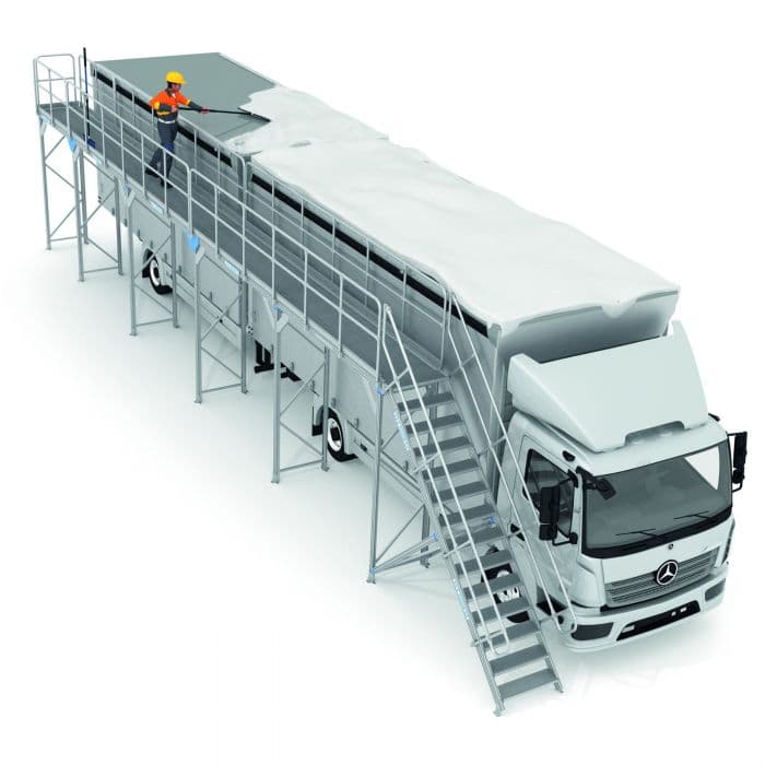 Базовый модуль платформы для удаления льда Zarges вынос 9191 мм 43025