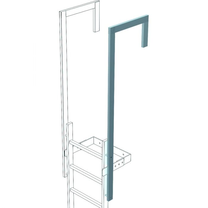 Стойка-поручень угловая нержавеющая сталь Zarges 44049