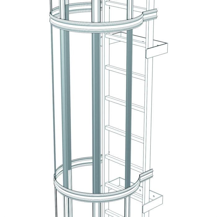 Страховочные подпорки нержавеющая сталь Zarges 44245