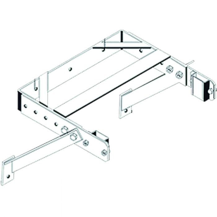 Настенное крепление, регулируемое 400-600 мм нержавеющая сталь Zarges 44260