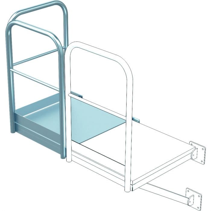 Базовая площадка 800х860 мм нержавеющая сталь Zarges 44270
