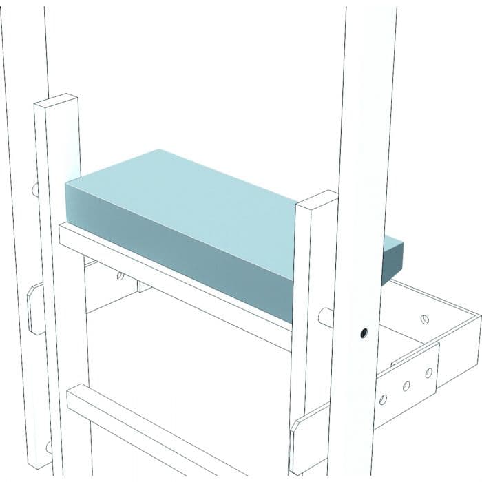 Подножка 520х150 мм алюминий Zarges 40945