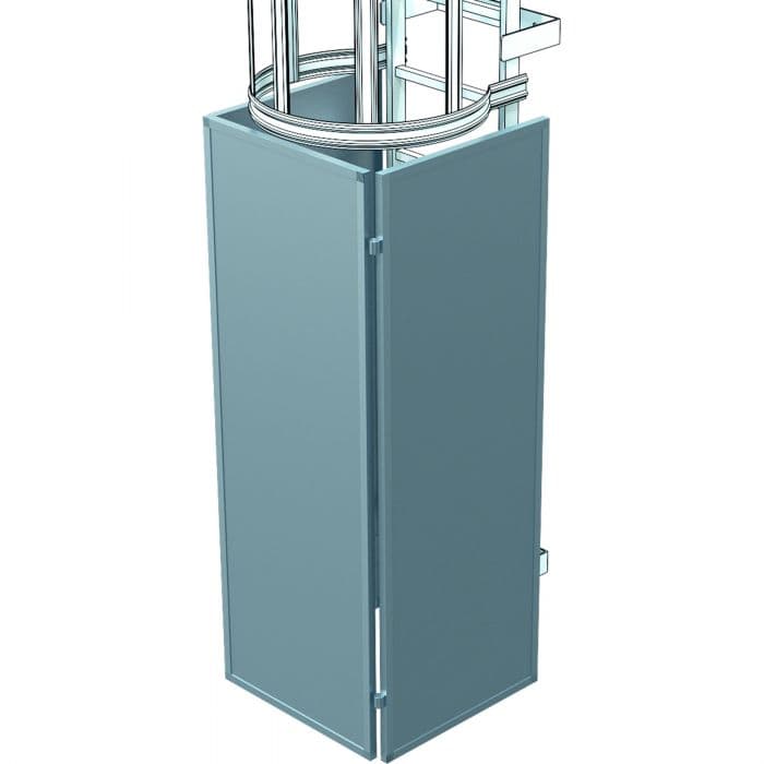 Защитная дверца с неподвижными боковинами Zarges 43497