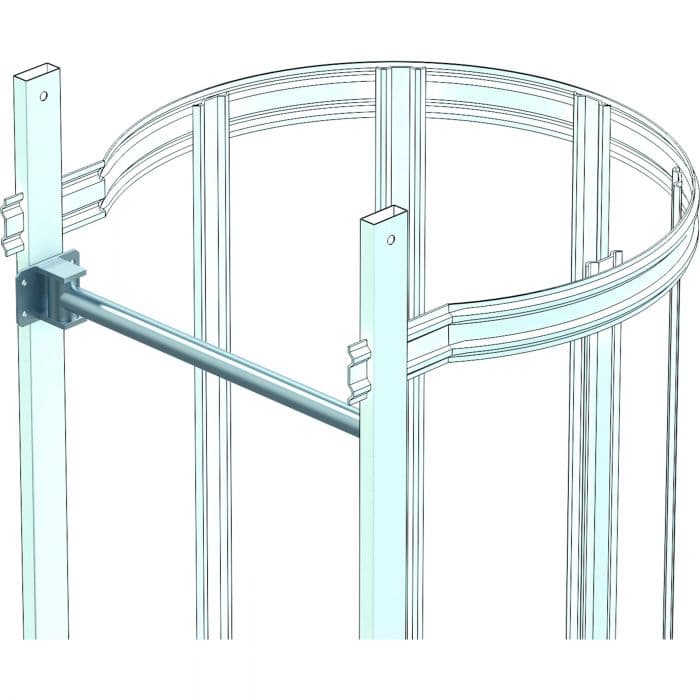 Предохранительный барьер запираемый под действием силы тяжести нержавеющая сталь Zarges 44520