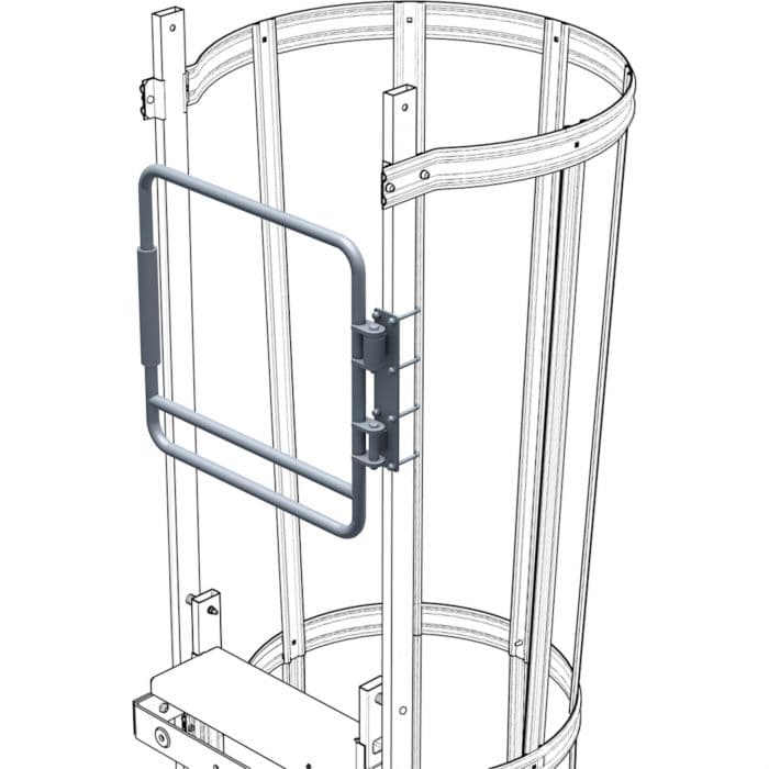 Предохранительный барьер оцинкованная сталь Zarges 43502