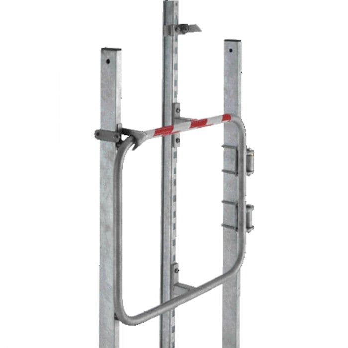 Дверца для настенных лестниц со страховкой по DIN EN 353-1 нержавеющая сталь Zarges 44495