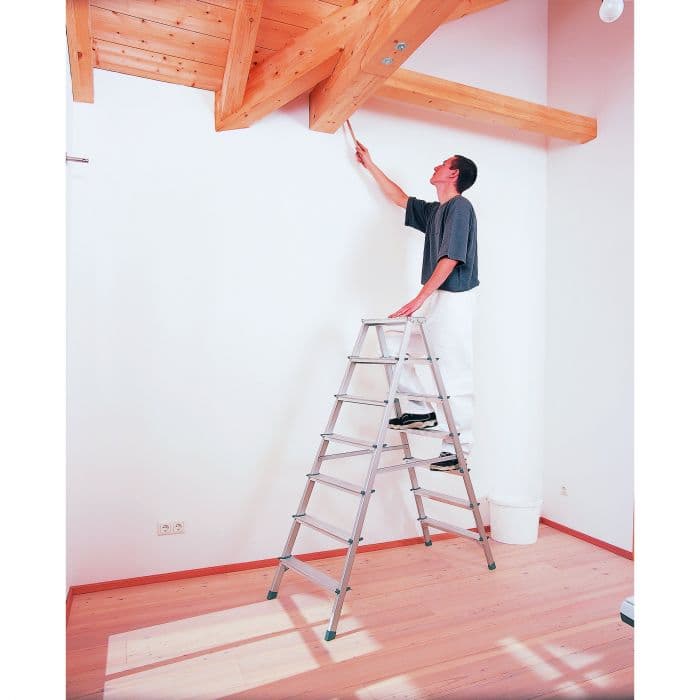 Стремянка анодированная Zarges Scana B ступени 2x7 44207