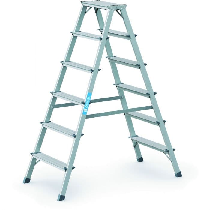 Стремянка анодированная Zarges Scana B ступени 2x7 44207