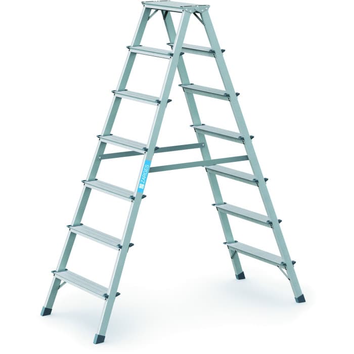 Стремянка анодированная Zarges Scana B ступени 2x7 44207