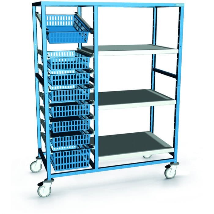 Тележка с полкой для комплектования заказов Zarges 46443