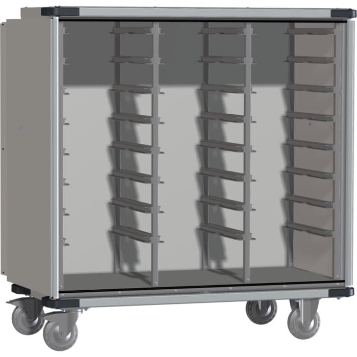 Модульный шкаф-тележка Zarges W 105 N 1479х692х1540 мм 46609