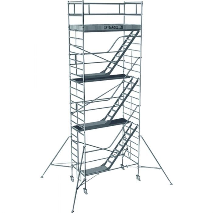 Складная вышка Zarges MultiTower 2DT площадка 1,2х2,5 м., высота 6,4 м. 53064