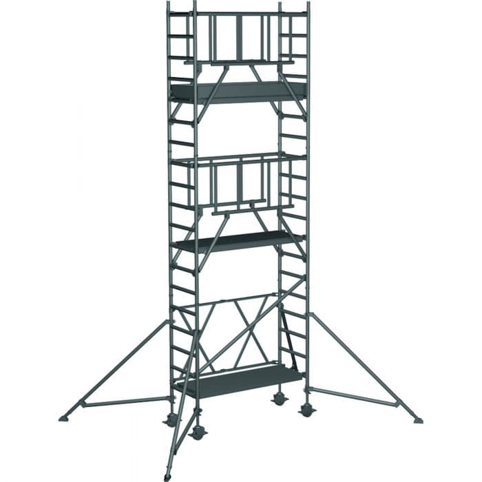 Складная вышка Zarges CompactMaster S-PLUS 2T площадка 1,2х1,8 м высота 5,65 м 53251