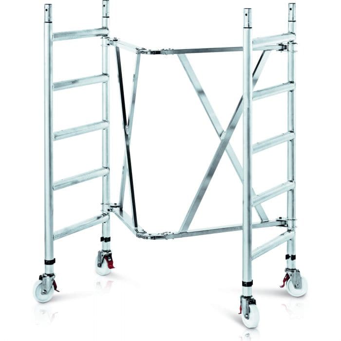 Складная вышка Zarges CompactMaster 1T (площадка 0,6х1,8м, высота 3м) 53128