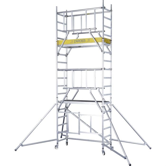 Складная вышка Zarges Reachmaster S-PLUS 1T (площадка 0,6х1,8м, высота 4,55м) 53745