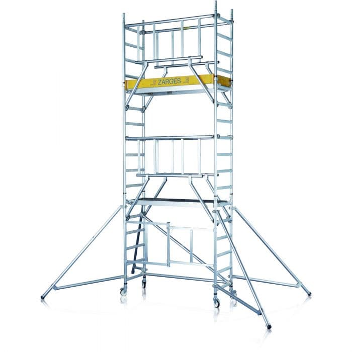 Складная вышка Zarges Reachmaster S-PLUS 1T (площадка 0,6х1,8м, высота 8,65м) 53749