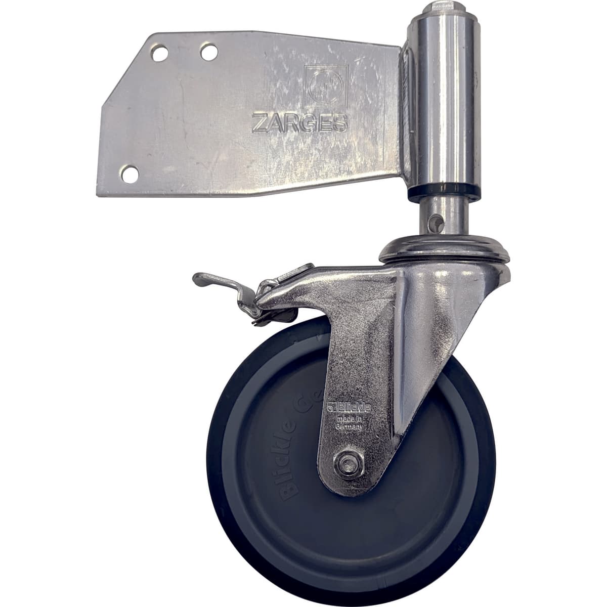 Подпружиненный ролик Ø 125 c фиксатором для лестницы-платформы Zarges 802199